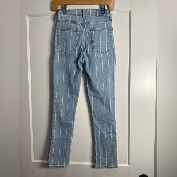 ETICA Ethically Made Goods FINN Ankle Jeans Mill Creek Stripe high waisted - Picture 2 of 11